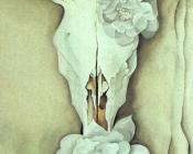 乔治亚 奥基夫 : Cows Skull with Calico Roses